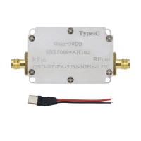 QBD-RF-PA-50M-3GHz-0.5W RF Power Amplifier RF Power Amp Module for Signal Amplification