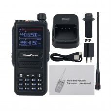 HamGeek HG-8810 10W Full Band Walkie Talkie 256-Channel VHF UHF Radio Handheld Transceiver