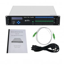 1550NM 32-Port 22DB + WDM Optical Fiber Amplifier EDFA Fiber Optic Amplifier FTTH Accessory