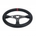 33CM/13" Racing Steering Wheel (Fully Covered with Cow Leather) PC SIM Racing Accessory for MOZA R5