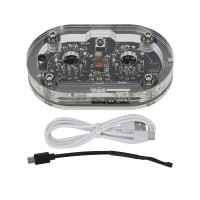 IN-18 2-Digit Nixie Tube Thermometer Creative Desktop Thermometer Controlled by Waving Hands