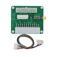 20/24Pin PC Power Connector to Sega NAOMI/NAMCO Power Breakout Board Conversion Cabinet Module