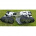 TS800S One-Tier Tank Chassis Obstacle Crossing Robot Chassis Unassembled Load Capacity 12Kg/26.5Lb