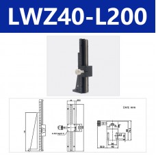 LWZ40-L200 Z Axis Fine-Tuning Sliding Table Vertical Lifting Manual Sliding Table Travel 160MM/6.3"