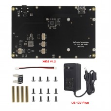 Raspberry Pi X832 V1.2 3.5inch SATA NAS Storage Expansion Board for Raspberry Pi 4B with a Power Adaptor