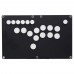 Black Frosted Panel with White Button Game Controller for Arcade Game Console Joystick - PC Version