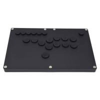 Black Frosted Panel with Black Button Game Controller for Arcade Game Console Joystick - PC Version