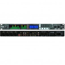 MR-8C Digital Audio Mixer Console High Performance Speaker Amplifier Microphone with LCD Display