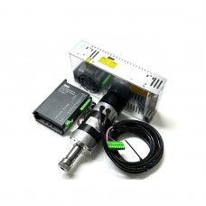 HQUDJ ER16 48V 400W Air Cooled Brushless Spindle Motor + Closed Loop Driver + 400W Power Supply