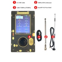 Portapack H2 Plus with Two Antennas Software Defined Radio Module for HackRF One Expansion Board