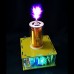 220V PLLSSTC Tesla Coil Finished Musical Tesla Coil Toy Plasma Speakers with Aluminum Alloy Carry Case