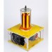 220V PLLSSTC Tesla Coil Finished Musical Tesla Coil Toy Plasma Speakers with Aluminum Alloy Carry Case