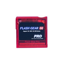Crystal Red Flash Gear Pro GG Power Saving Flash Cart Game Cartridge Card for Sega Game Gear GG