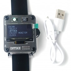 DSTIKE Deauther Watch SE Programming Watch with ESP8266 Deauther Software and Double Acrylic Protection