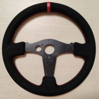 Simplayer 13" SIM Racing Wheel Steering Wheel (Frosted Surface) Replacement for Thrustmaster T300 Ferrari