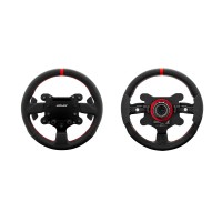 SIMAGIC 11.8" SIM GTS Steering Wheel RGB Racing Wheel with Leather Grip Single Paddle Shifter