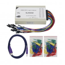 SLA5032 Logic Analyzer 500M 32 Channel Adjustable 1-64M Store Depth compatible with  Windows Systems