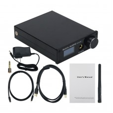 SUCA AUDIO DAC-Q6 PRO Black Hifi Headphone Amp Bluetooth 5.0 DAC Preamplifier DSD512 Power Adapter