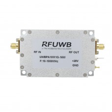 RFUWB UWBPA10M1G-16W 10-1000MHz Broadband RF Power Amplifier 16W UWB RF Power Amp