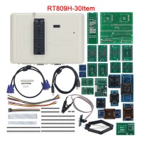 RT809H-30Item Universal Programmer Chip Programmer EMMC-Nand FLASH Programmer + 34 Items