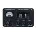 SA-1000 PJ MIAOLAI Hifi Audio Amplifier 4 Input 2 Output Electric Tube Stereo Preamplifier (Black)