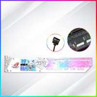 5V 2.2inch White LCD Display GPU Holder with 3pin Interface for Aida64 Software Real-time Monitor of Temperature