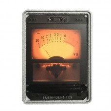 GEEKTONE Voice Gauge 1.3" Plug-in Voice-Controlled VU Meter Rhythm Light Aluminum Alloy Shell Silver