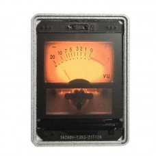 GEEKTONE Voice Gauge 1.3" Rechargeable Voice-Controlled VU Meter Aluminum Alloy Shell Silver