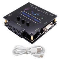 RGBS VGA to YPBPR Game Video Transcoder RGBS to YPBPR Video Converter for Game Consoles