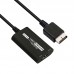 RGBS/YPBPR 1080P Upscaler HDMI Video Converter RGB-YPbPr 16:9-4:3 Switch for PS1 PS2 Consoles