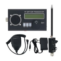 8-Band 5W USDR/USDX HF QRP SDR Transceiver SSB/CW Transceiver w/ HamGeek Mini-ANT Shortwave Antenna