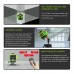 LFINE LLX-360-01 8-Line Green Light Self Leveling Laser Level with Touch Button for Wall Floor Tile