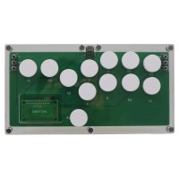B1-MINI-PC Ultra Slim Arcade Stick Fight Stick Game Controller (White Buttons) for PC Cellphone