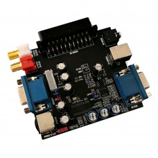 Video Converter Board Low Resolution PC to NTSC S-Video/RGBS VGS Output RGBS Adjustable RGB Gain