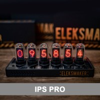 IPS Pro RGB Digital Clock with 6 Numbers Nixie Electronic RGB Light Table Retro Glow Tube for EleksMaker