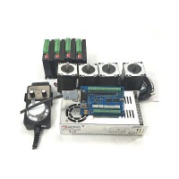 MACH3 USB CNC 5 Axis 100KHz Stepper Motion Control Card Breakout Board for CNC Engraving 12-24V with 4 Motors