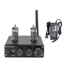 Heareal G3 200W Hifi Tube Amplifier Bluetooth Amplifier Two Channel Power Amp with Power Adapter