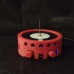 Circular Flat Tesla Coil Bluetooth Musical Tesla Coil Red Shell with Two Class E Amplifier Circuits