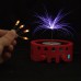 Circular Flat Tesla Coil Bluetooth Musical Tesla Coil Red Shell with Two Class E Amplifier Circuits