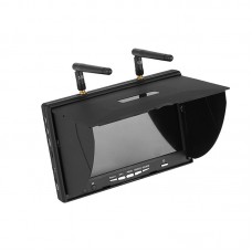 Tarot TL3502 7" HD FPV Monitor Drone FPV Video Monitor with DVR 5.8G Two Antennas LED Backlight