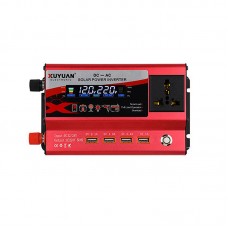 3000W Universal DC-AC Solar Power Inverter with Flowing Light Input DC 12V/24V Output AC 220V 50Hz