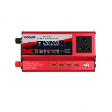 4000W Universal DC-AC Solar Power Inverter with Flowing Light Input DC 12V/24V Output AC 220V 50Hz