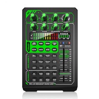 RK-H11 Pro Live Broadcast Sound Card Multi-Functional Live Mixer for Web Chat Recording Karaoke