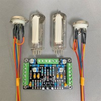 6E2 Electronic Tube Indicator Kit High Voltage Power Supply Finished Kit Dual Channel Level Indicator Amplifier