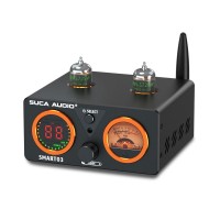 SMART03 Black Power Amplifier High Fidelity Decoding Preamplifier Bluetooth 5.1 Multi-functional Power Amplifier 100W