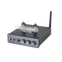 TUBE-T3C Audio Amplifier Bluetooth 5.1 Treble and Bass 2.1 Digital HiFi Power Amplifier Headphone Amplifier in One