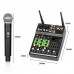 TZT R5 Pro Small 4CH Mixer PC Bluetooth Sound Card Reverb Adjustment with Two Wireless Microphones