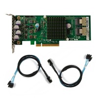 Original AOC-S2308L-L8i RAID Controller Card SAS2308 for Supermicro LSI + 2*SFF8087 SATA Cables