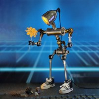 Robot-Shaped Ambient Light Cyberpunk Desktop Light E-sports Computer Decoration Ornaments Gift