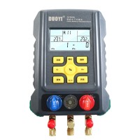 DY522A Freon Pressure Gauge Digital Manifold Pressure Gauge Vacuum Pressure Temperature Tester Set